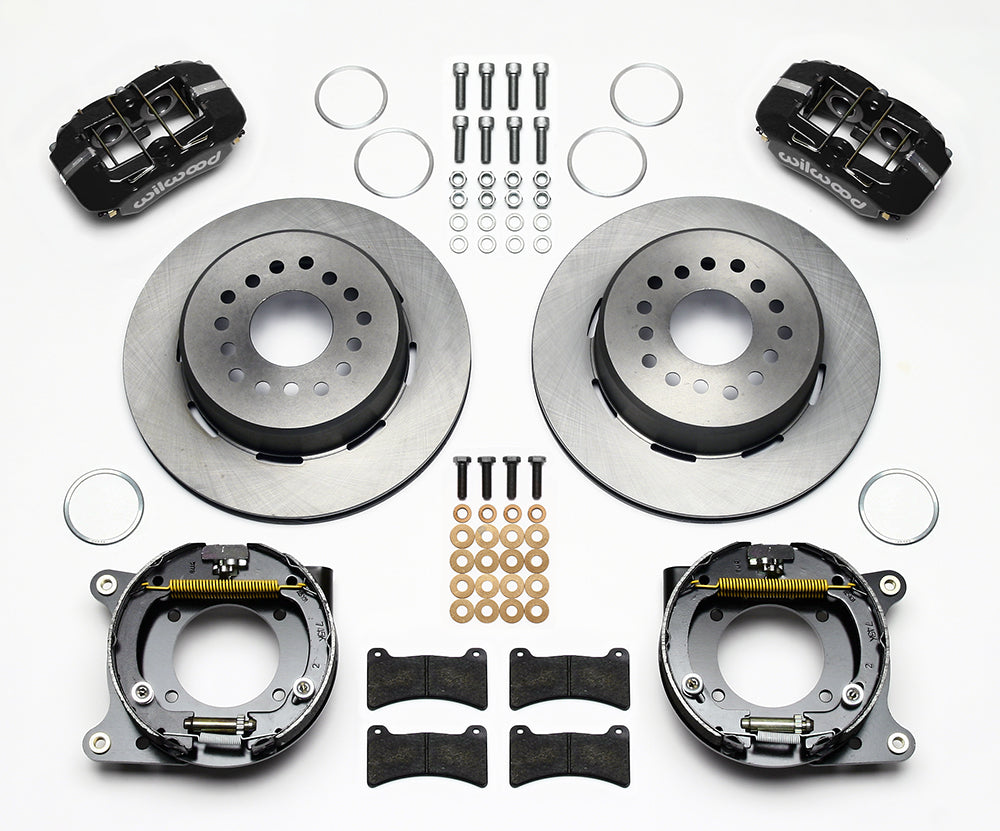 1955 - 1957 Chevrolet Forged Dynapro Low-Profile Rear Parking Brake Kit - 140-11405