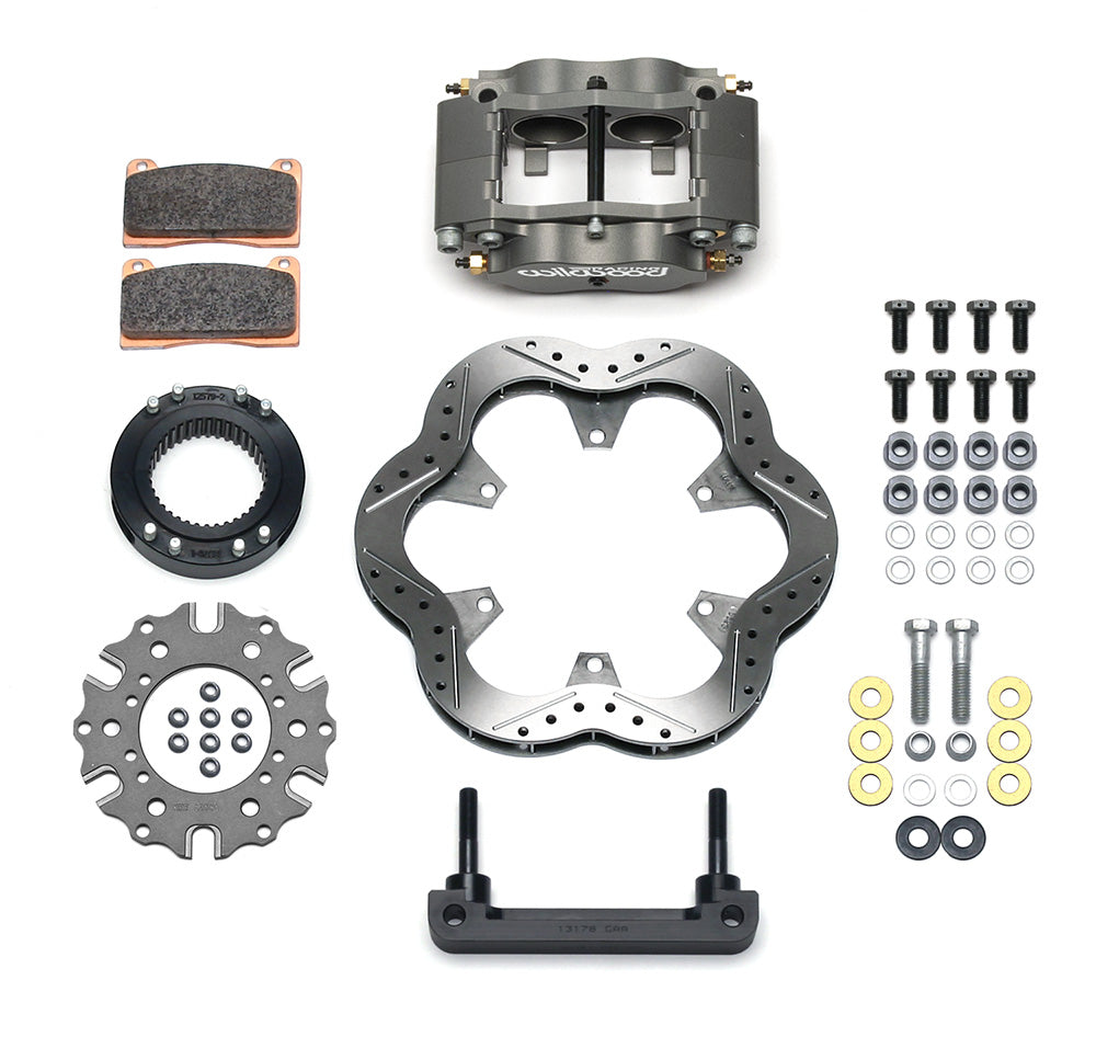 Billet Narrow Dynalite Radial Mount Midget Inboard Brake Kit - 140-11810