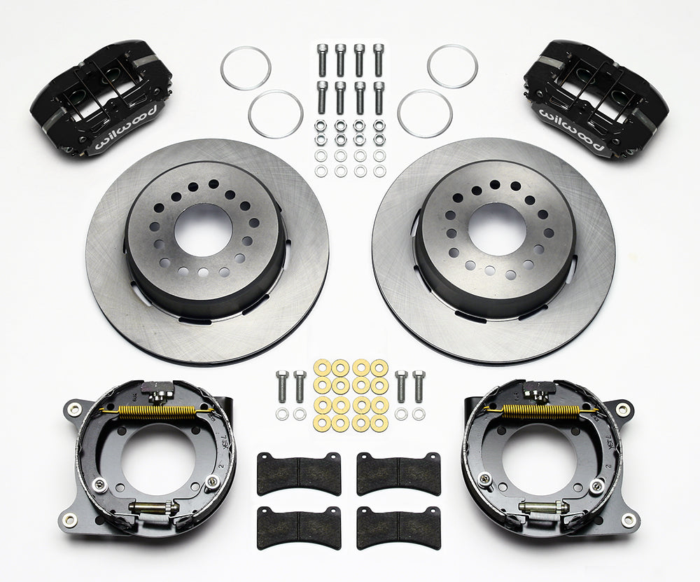 1957 - 1964 Chevrolet Forged Dynapro Low-Profile Rear Parking Brake Kit - 140-11827