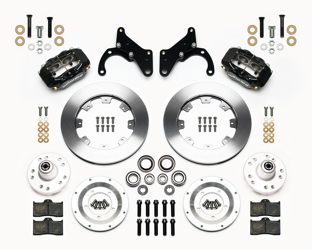 1965 - 1968 Chevrolet Forged Dynalite Big Brake Front Brake Kit (Hub) - 140-12022