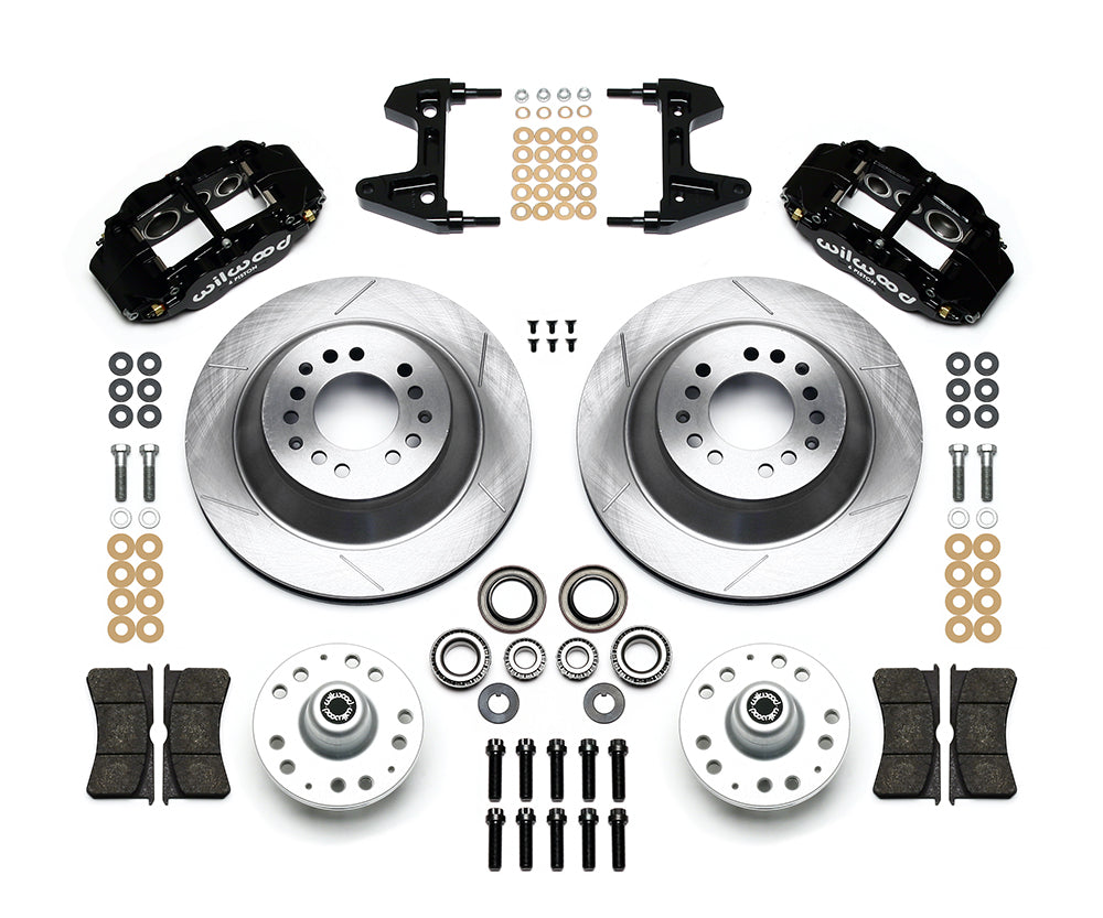 1974 - 1980 Ford, Mercury Forged Narrow Superlite 6R Big Brake Front Brake Kit (Hub and 1PC Rotor) - 140-12275