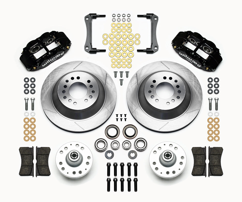 1979 - 1990 Buick, Chevrolet, Oldsmobile, Pontiac Forged Narrow Superlite 6R Big Brake Front Brake Kit (Hub and 1PC Rotor) - 140-12280