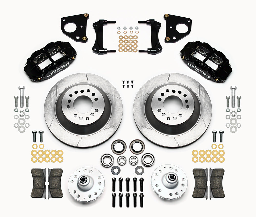 1962 - 1972 Dodge, Plymouth Forged Narrow Superlite 6R Big Brake Front Brake Kit (Hub and 1PC Rotor) - 140-12282