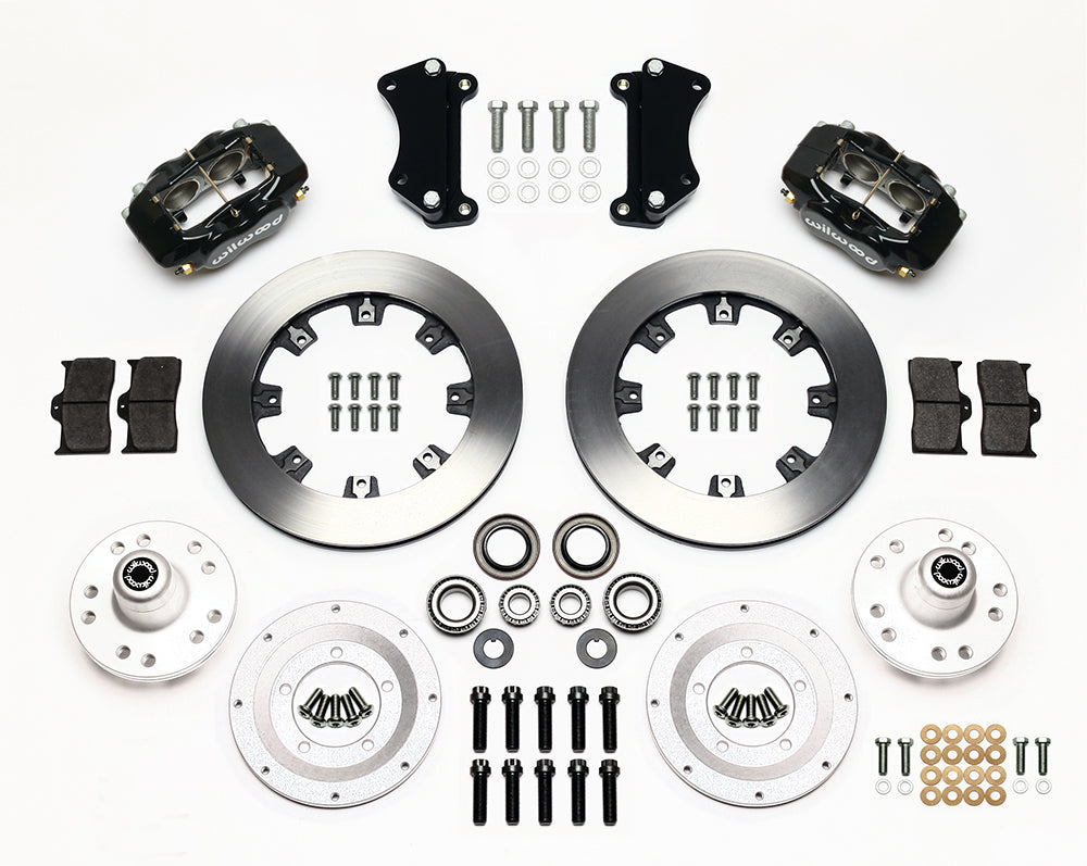 1955 - 1957 Chevrolet Forged Dynalite Big Brake Front Brake Kit (Hub) - 140-12306
