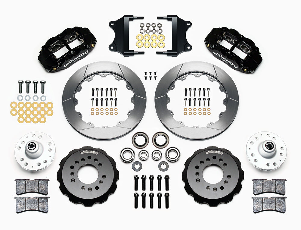 1955 - 1957 Chevrolet Forged Narrow Superlite 6R Big Brake Front Brake Kit (Hub) - 140-12307