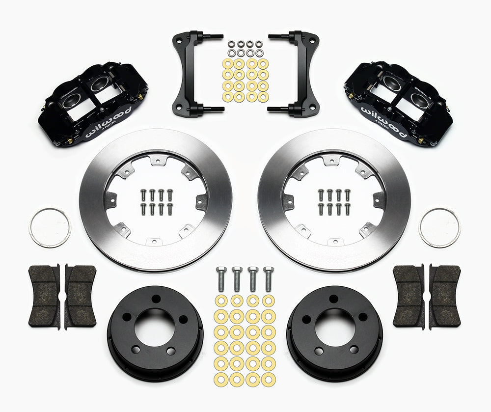1984 - 2006 Jeep Forged Narrow Superlite 4R Big Brake Front Brake Kit (Hat) - 140-12576