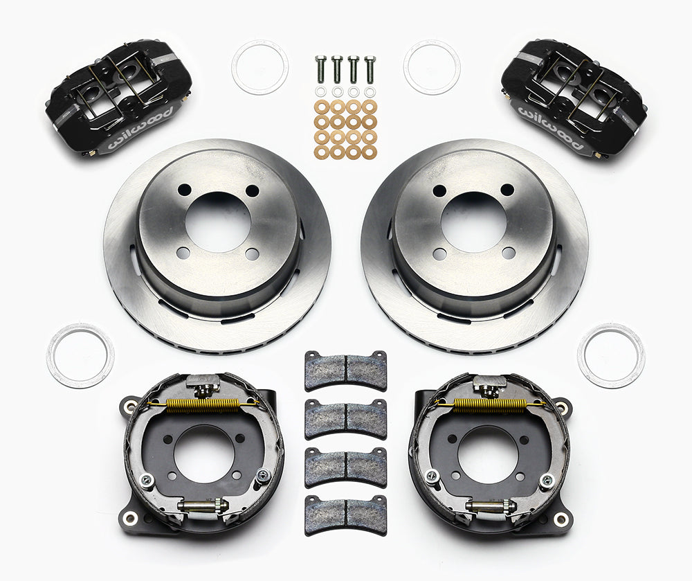 1963 - 1966 Ford, Mercury Forged Dynapro Low-Profile Rear Parking Brake Kit - 140-12589