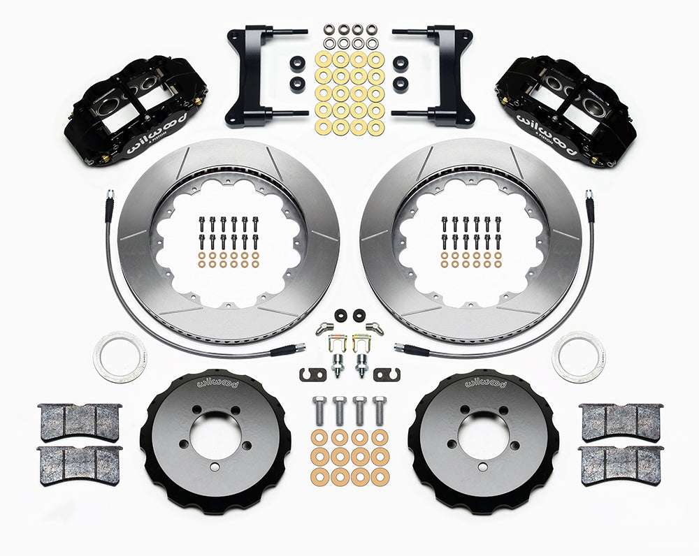 1999 - 2021 Subaru Forged Narrow Superlite 6R Big Brake Front Brake Kit (Hat) - 140-12875