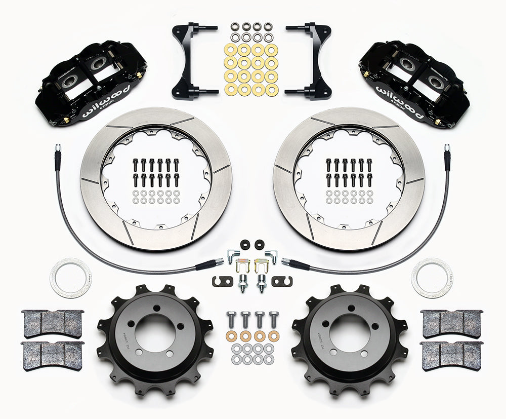 1999 - 2008 Saab, Subaru Forged Narrow Superlite 4R Big Brake Rear Brake Kit For OE Parking Brake - 140-12878