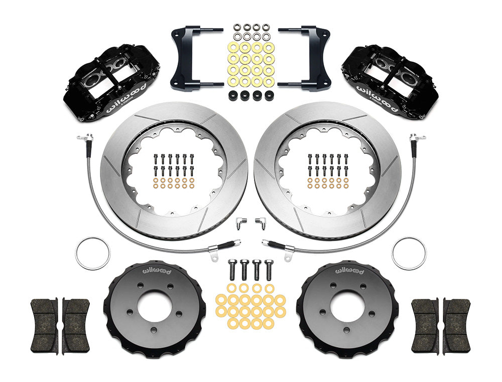 2006 - 2015 Mazda Forged Narrow Superlite 6R Big Brake Front Brake Kit (Hat) - 140-12911