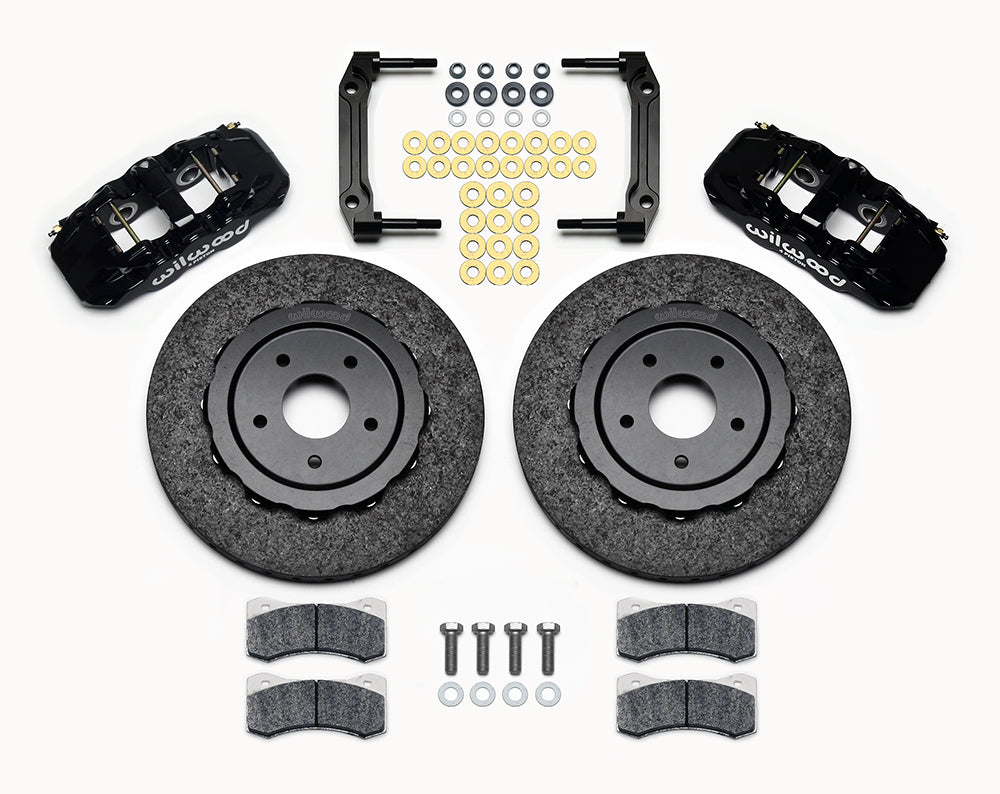 1962 - 2013 Buick, Cadillac, Chevrolet, GMC, Oldsmobile, Pontiac AERO6 WCCB Carbon-Ceramic Big Brake Front Brake Kit - 140-13154