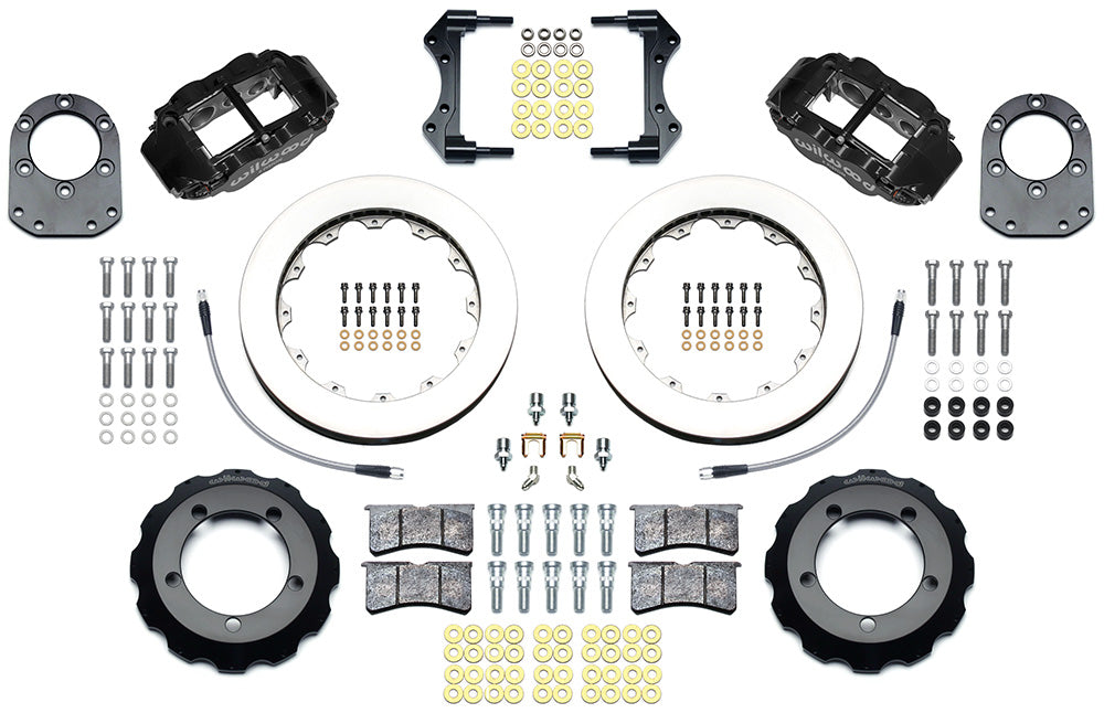 1966 - 1975 Ford Forged Narrow Superlite 6R Big Brake Front Brake Kit (Hat) - 140-13304