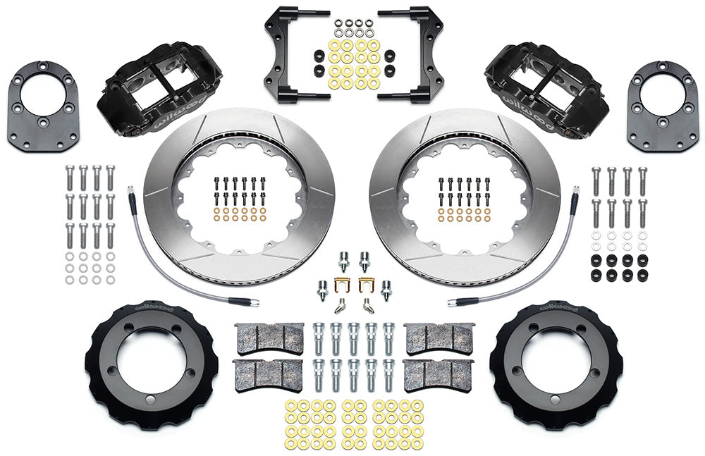 1976 - 1977 Ford Forged Narrow Superlite 6R Big Brake Front Brake Kit (Hat) - 140-13330
