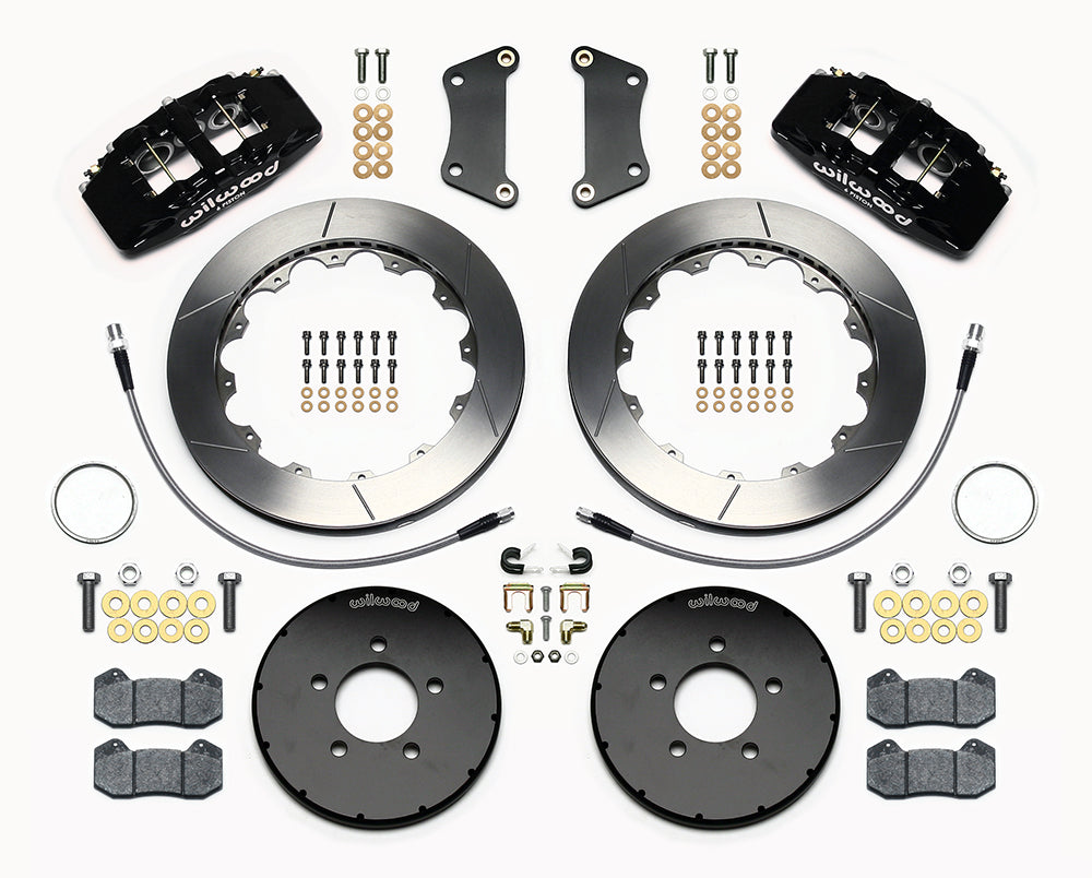2004 - 2013 Mazda Forged Dynapro 6 Big Brake Front Brake Kit (Hat) - 140-13581