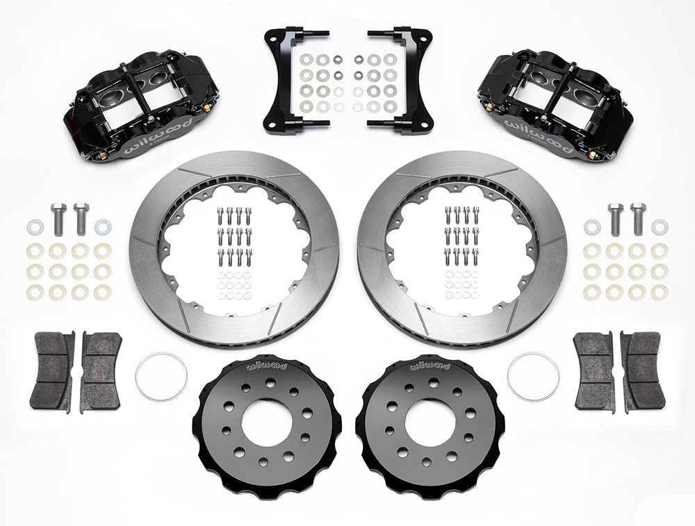 2007 - 2018 Jeep Forged Narrow Superlite 6R Big Brake Front Brake Kit (Hat) - 140-13880