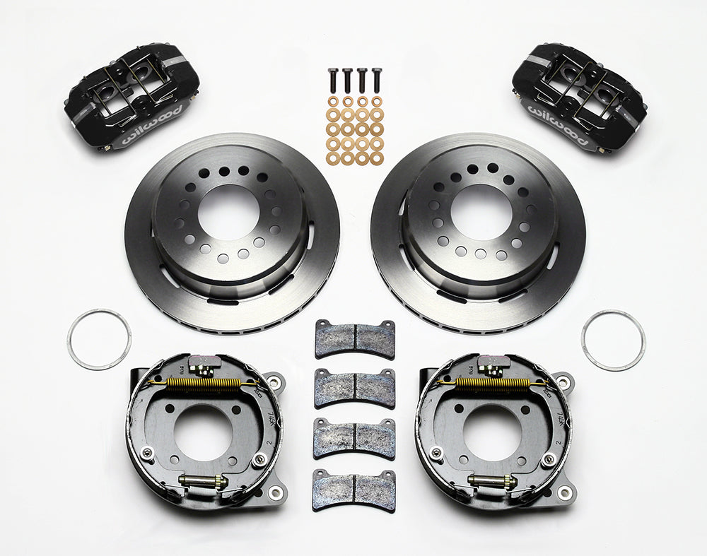 1964 - 1974 Buick, Chevrolet, Oldsmobile, Pontiac Forged Dynapro Low-Profile Rear Parking Brake Kit - 140-14400