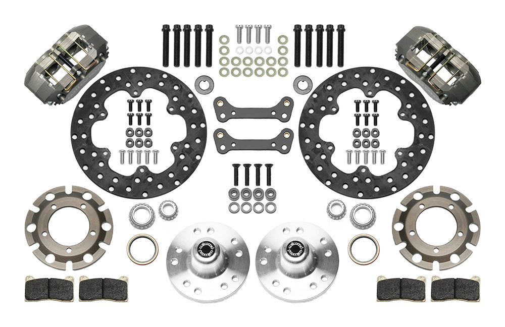 1982 - 1992 Chevrolet, Pontiac Dynapro Lug Mount Front Dynamic Drag Brake Kit - 140-14421