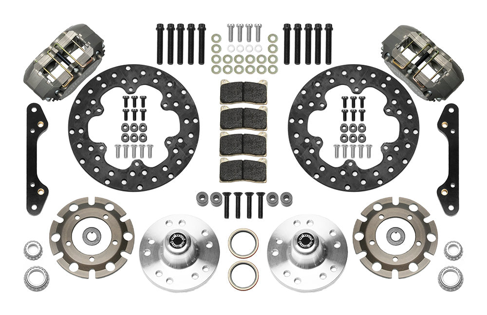 1979 - 1990 Buick, Chevrolet, Oldsmobile, Pontiac Dynapro Lug Mount Front Dynamic Drag Brake Kit - 140-14423