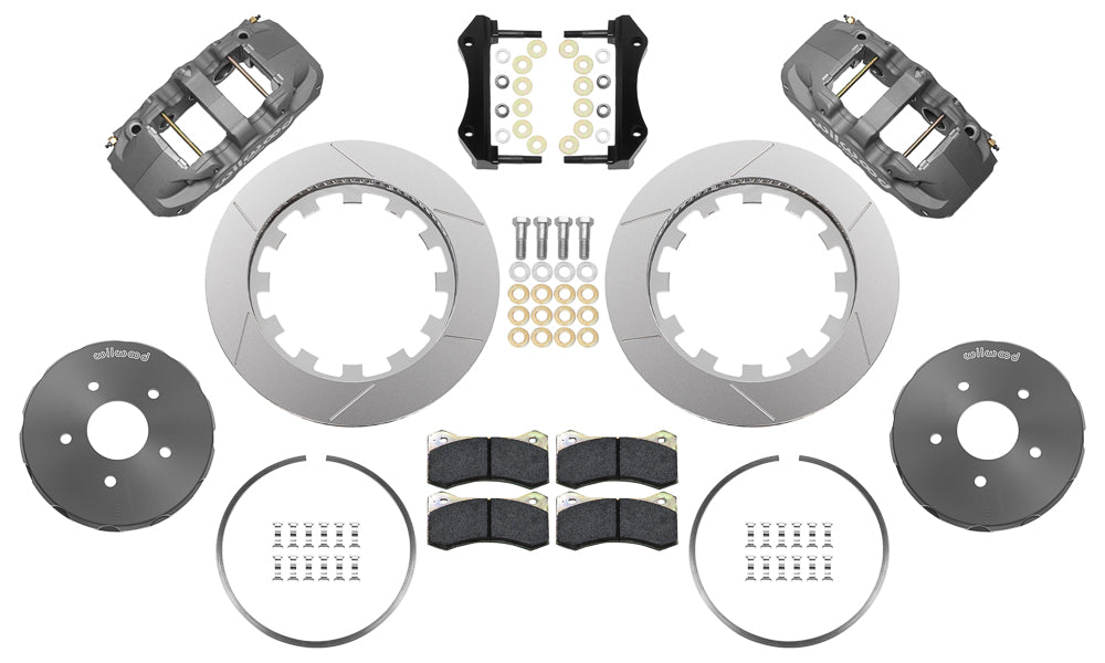 1962 - 2013 Buick, Cadillac, Chevrolet, GMC, Oldsmobile, Pontiac AERO6 Big Brake Front Brake Kit (Race) - 140-14557