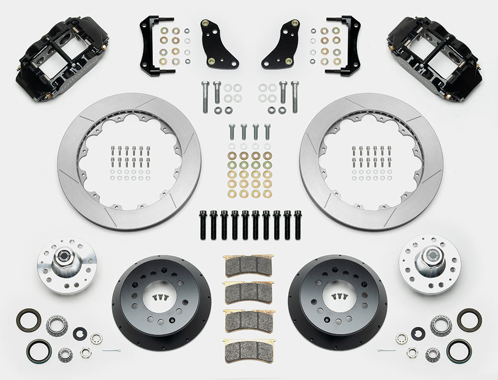 1957 - 1967 Ford Forged Narrow Superlite 6R Big Brake Front Brake Kit (Hub) - 140-14837