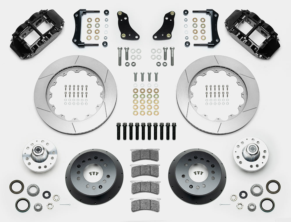 1957 - 1967 Ford Forged Narrow Superlite 6R Big Brake Front Brake Kit (Hub) - 140-14838