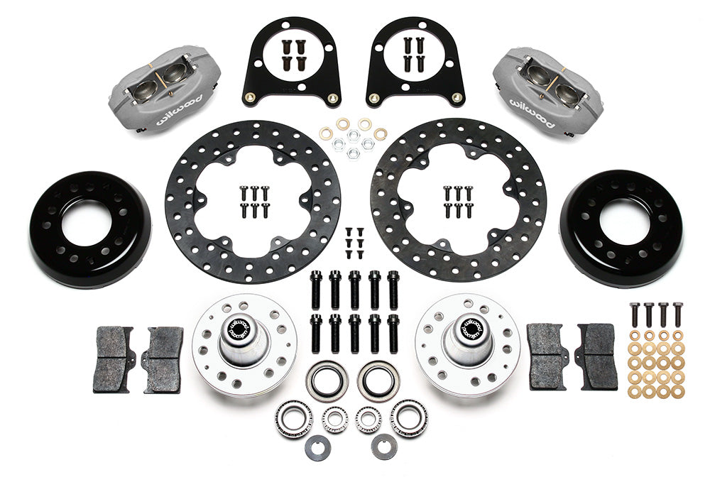 1937 - 1948 Ford Forged Dynalite Front Drag Brake Kit - 140-1501