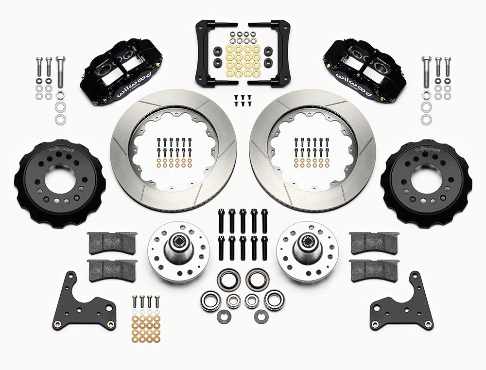 1965 - 1972 Chrysler, Dodge, Plymouth Forged Narrow Superlite 6R Big Brake Front Brake Kit (Hub) - 140-15200