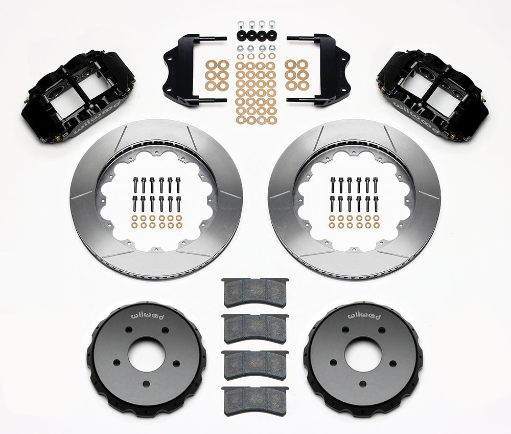 2004 - 2006 Pontiac Forged Narrow Superlite 6R Dust-Seal Big Brake Front Brake Kit (Hat) - 140-15408