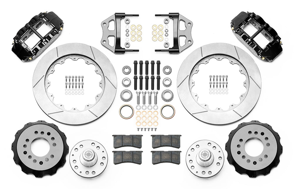 1955 - 1957 Chevrolet Forged Narrow Superlite 6R Big Brake Front Brake Kit (Hub) - 140-15554
