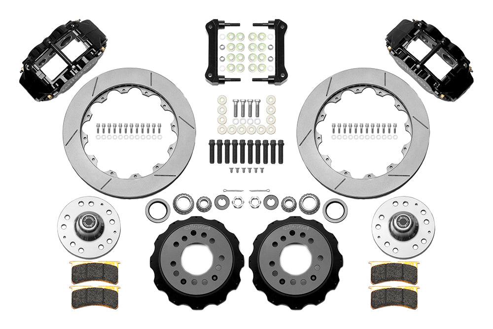 1964 - 1974 Buick, Chevrolet, GMC, Oldsmobile, Pontiac Forged Narrow Superlite 6R Big Brake Front Brake Kit (Hub) - 140-15910