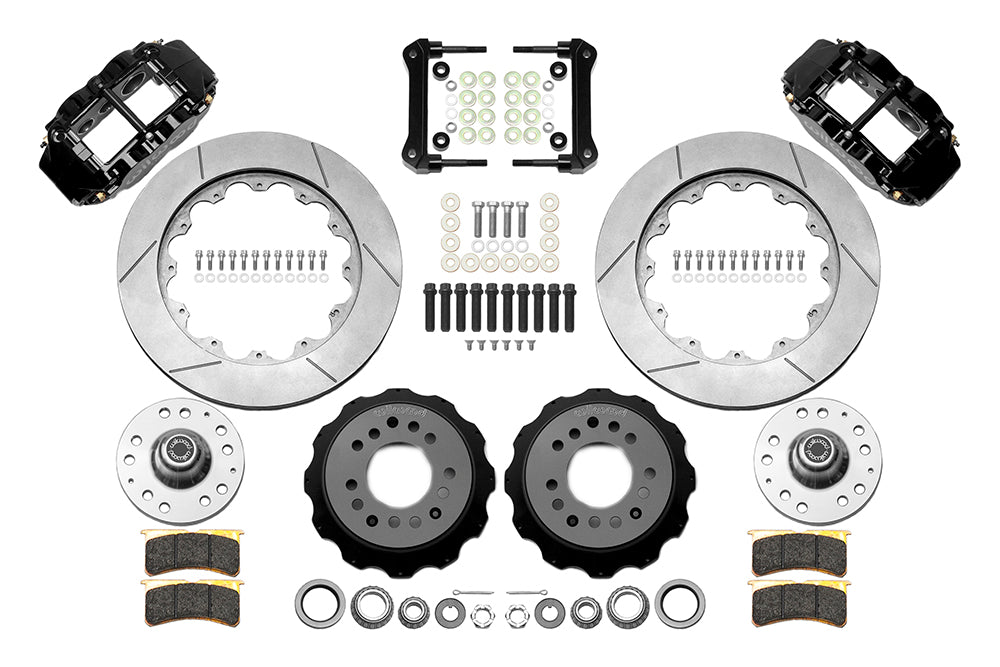 1964 - 1974 Buick, Chevrolet, GMC, Oldsmobile, Pontiac Forged Narrow Superlite 6R Big Brake Front Brake Kit (Hub) - 140-15911
