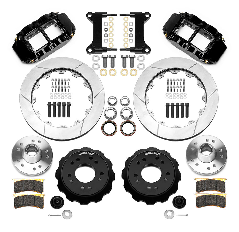 1963 - 1987 Chevrolet, GMC Forged Narrow Superlite 6R Big Brake Front Brake Kit (Hub) - 140-15941