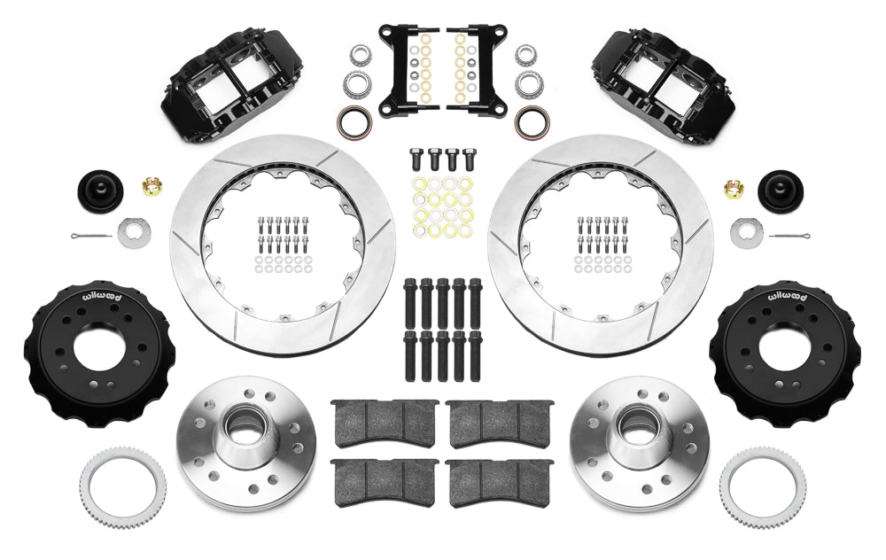 1988 - 2002 Chevrolet, GMC Forged Narrow Superlite 6R Big Brake Front Brake Kit (Hub) - 140-15949