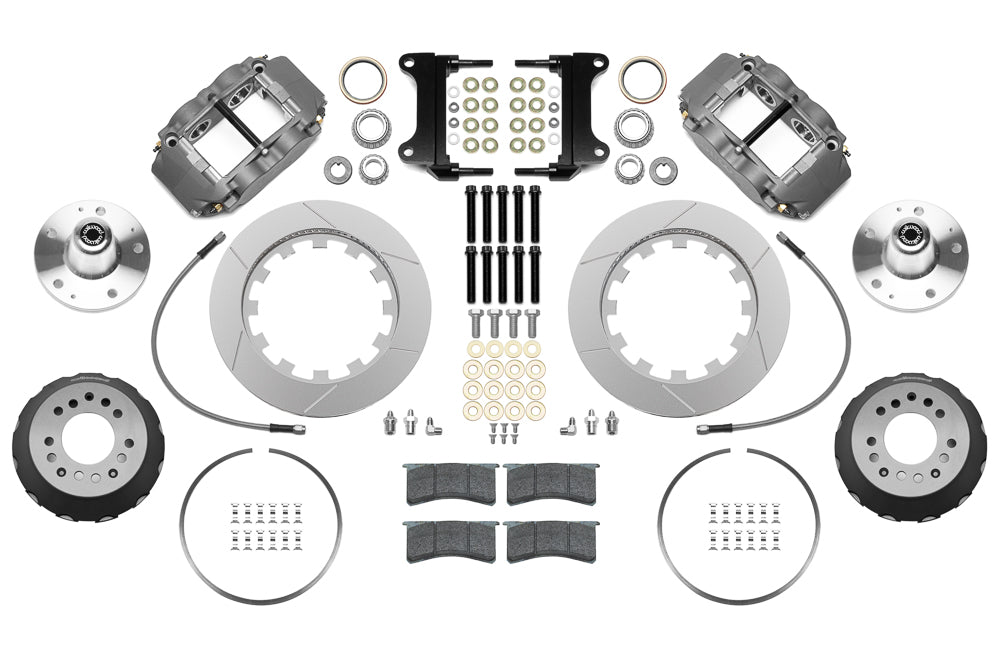 1982 - 1992 Chevrolet, Pontiac Forged Superlite 4R Big Brake Lug Drive Front Brake Kit (Race) - 140-16118