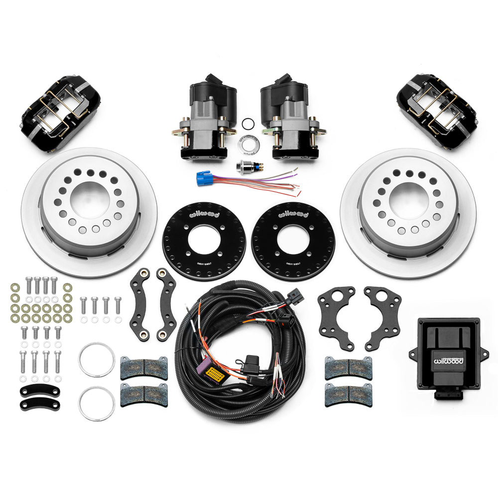 1964 - 1974 Buick, Chevrolet, Oldsmobile, Pontiac Forged Dynapro Low-Profile Rear Electronic Parking Brake Kit - 140-16163