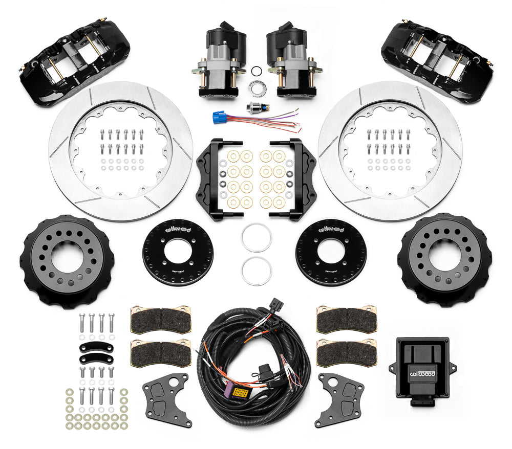 1964 - 1974 Buick, Chevrolet, Oldsmobile, Pontiac AERO4 Big Brake Rear Electronic Parking Brake Kit - 140-16167
