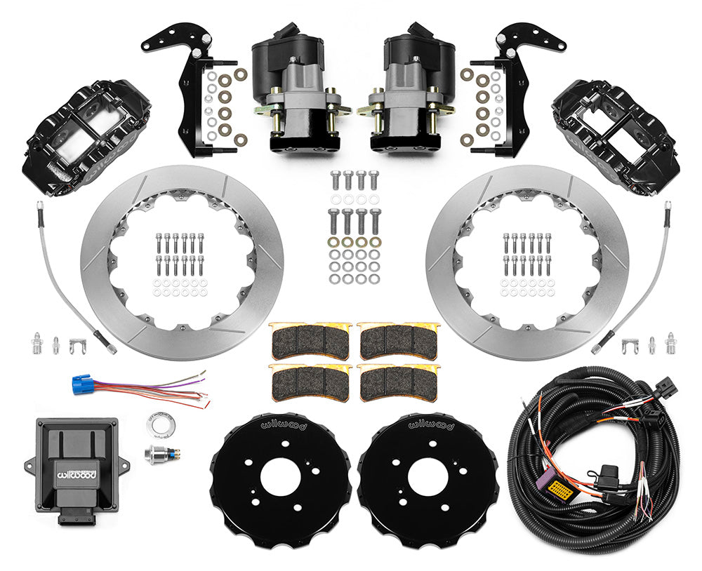 2000 - 2009 Honda Forged Narrow Superlite 4R Big Brake Rear Electronic Parking Brake Kit - 140-16347