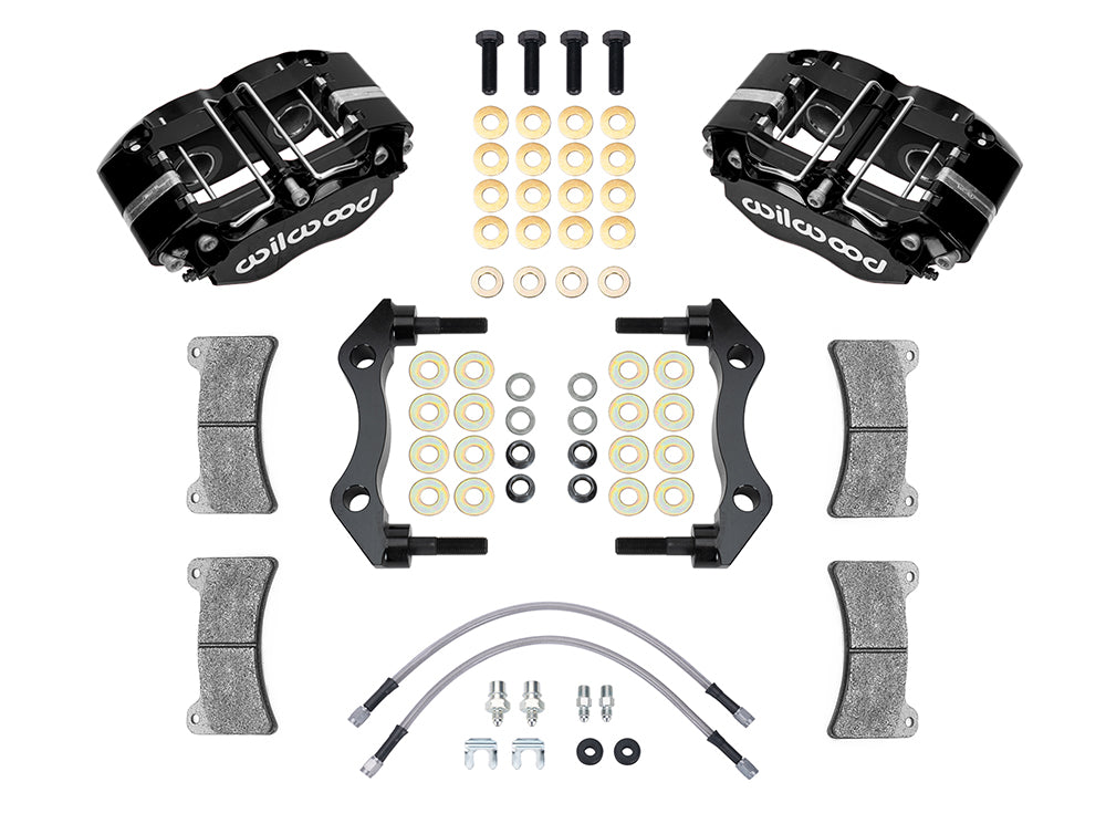 1969 - 1983 Porsche Narrow Dynapro-P Radial Rear Caliper and Bracket Kit - 140-16676