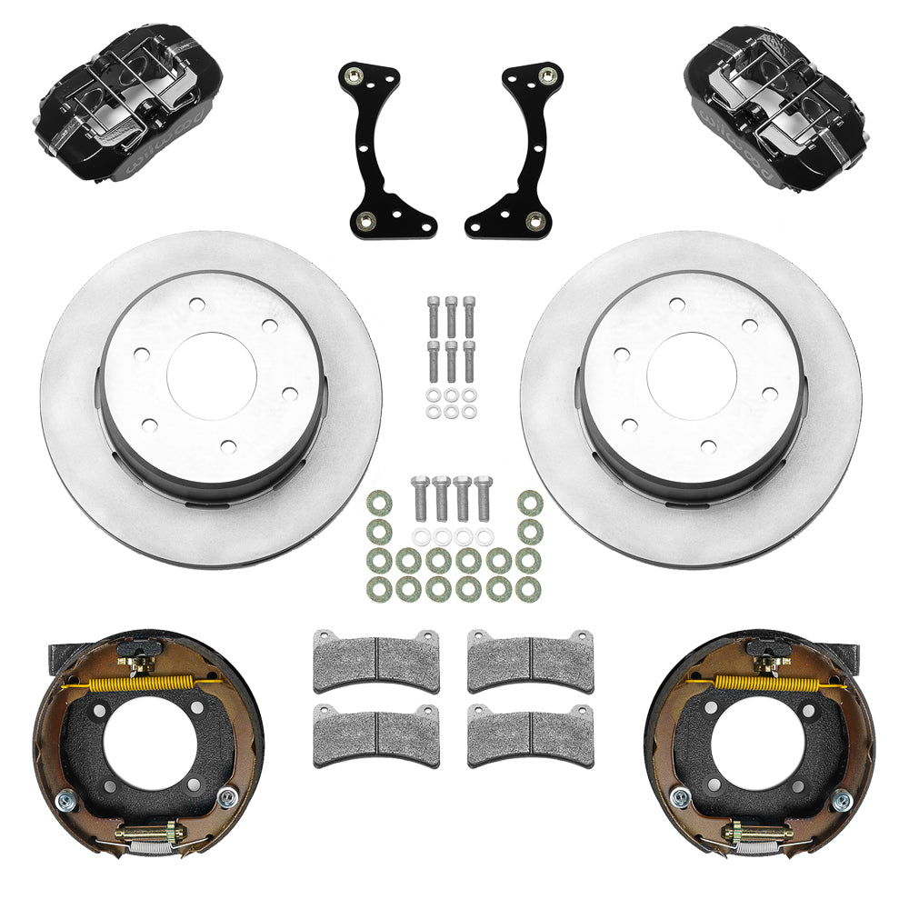 1963 - 1987 Chevrolet, GMC Forged Dynapro Low-Profile Rear Parking Brake Kit (6 x 5.50 Rotor) - 140-16711