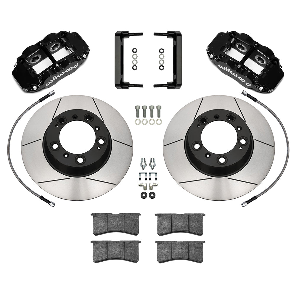 1999 - 2012 Porsche Forged Narrow Superlite 4R Big Brake Rear Brake Kit For OE Parking Brake - 140-17101