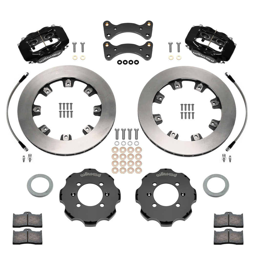 1991 - 2005 Mazda Forged Dynalite Big Brake Front Brake Kit (Hat) - 140-17935