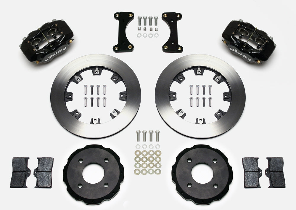 2002 - 2006 Mitsubishi Forged Dynalite Big Brake Front Brake Kit (Hat) - 140-7015