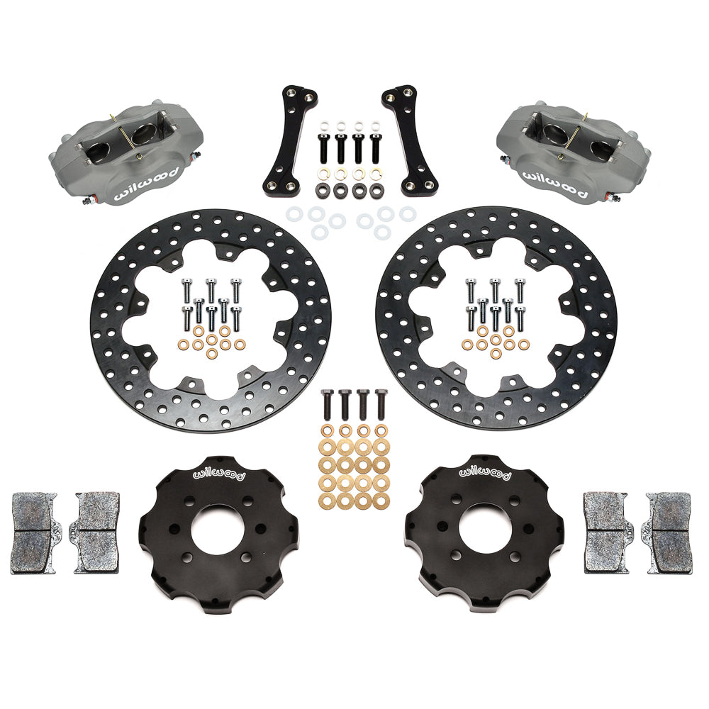 1990 - 2013 Acura, Honda Forged Dynalite Front Drag Brake Kit (Hat) - 140-8442