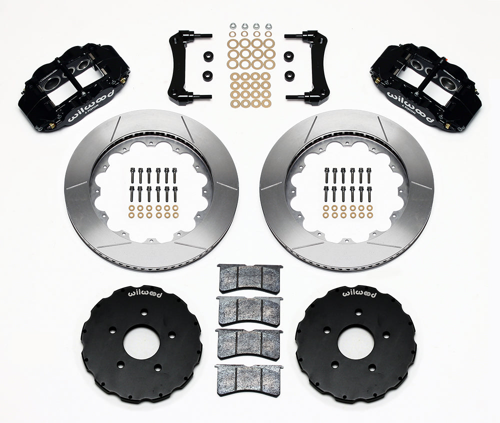 1962 - 2013 Buick, Cadillac, Chevrolet, GMC, Oldsmobile, Pontiac Forged Narrow Superlite 6R Big Brake Front Brake Kit (Hat) - 140-8922