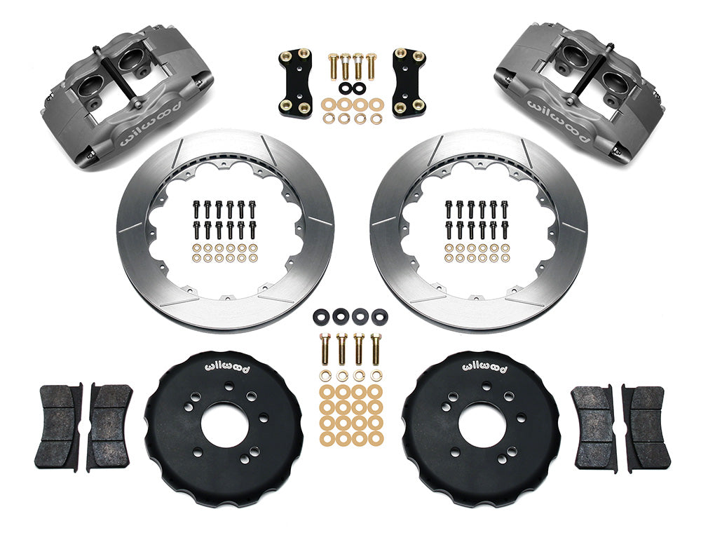 1989 - 1998 Nissan Forged Superlite 4 Big Brake Front Brake Kit (Hat) - 140-9194