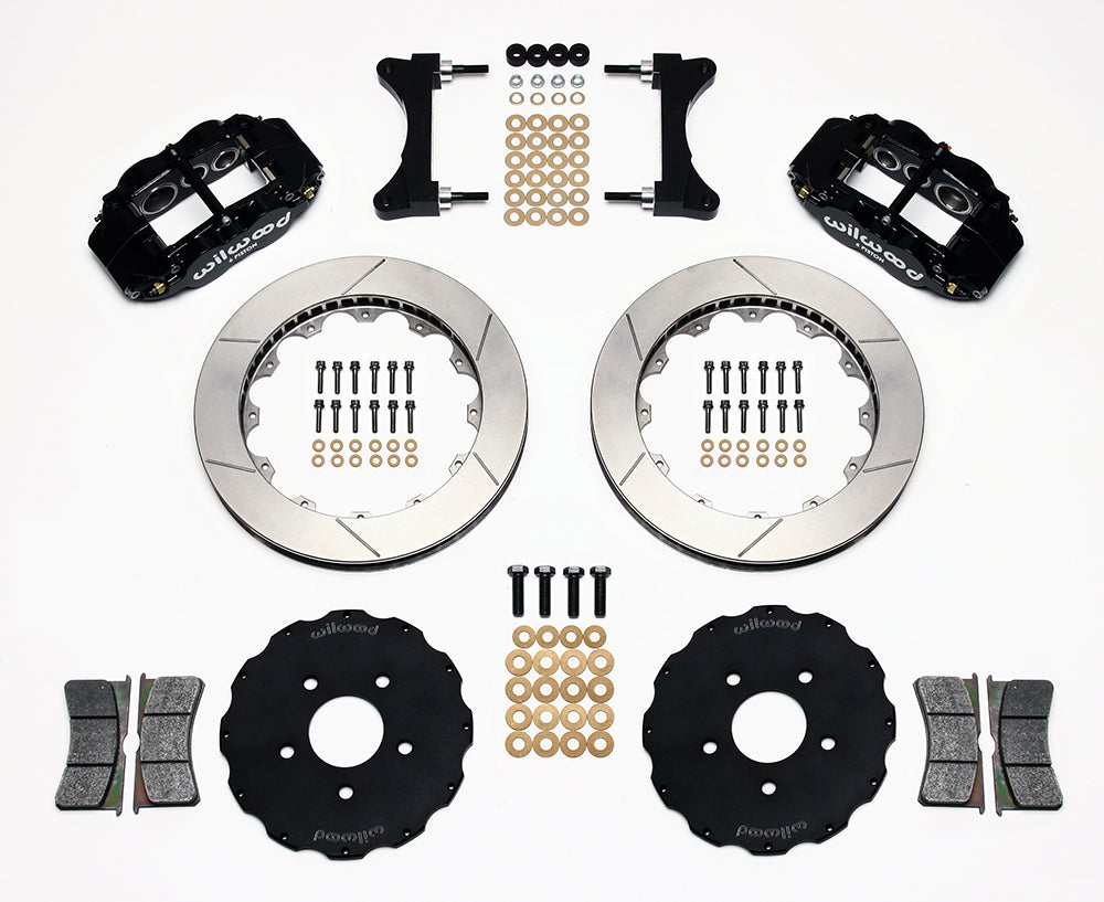 2003 - 2006 Mitsubishi Forged Narrow Superlite 6R Big Brake Front Brake Kit (Hat) - 140-9284