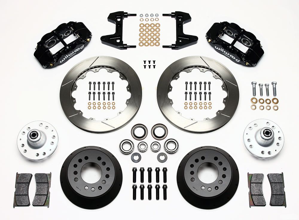 1974 - 1980 Ford, Mercury Forged Narrow Superlite 6R Big Brake Front Brake Kit (Hub) - 140-9801