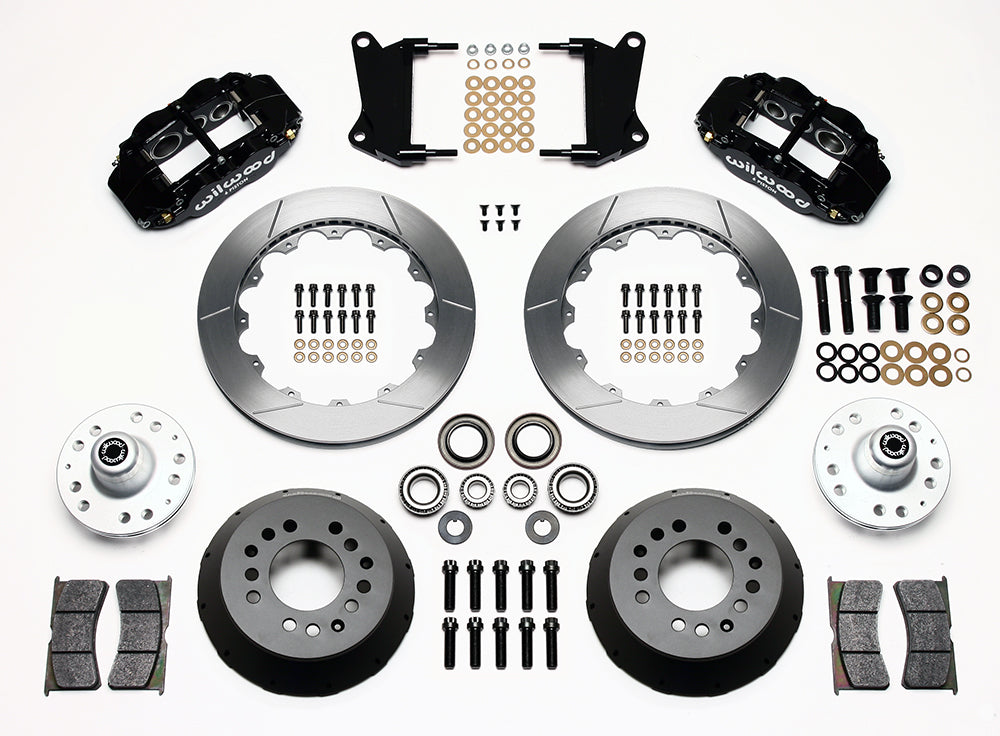 1960 - 1982 Buick, Chevrolet, Ford, GMC, Mercury, Oldsmobile, Pontiac Forged Narrow Superlite 6R Big Brake Front Brake Kit (Hub) - 140-9803