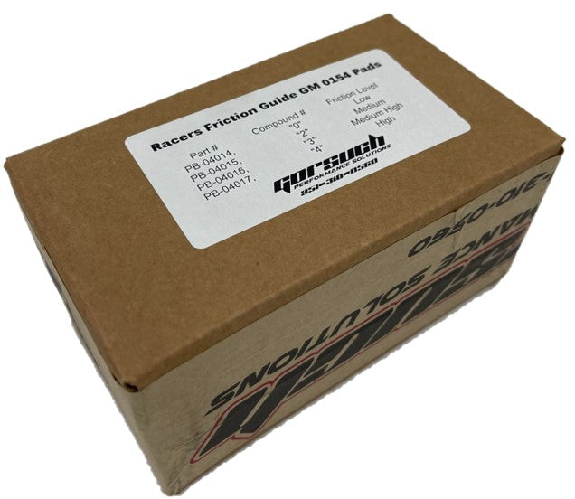 GM Metric Brake Pads D154 Shape – Gorsuch Performance Solutions