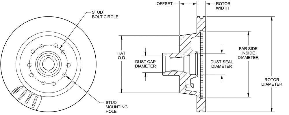 HP Hub & Rotor - 160-14950